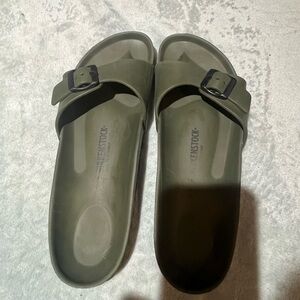 Birkenstock Madrid EVA women’s Olive Green Slide Sandals, EU 41 / U.S 10. , 10.5